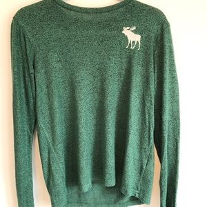 Abercrombie Boys Green Long Sleeve Shirt